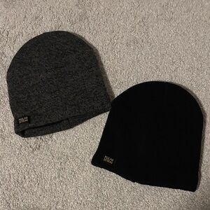Polar Extreme Men's Beanie Set - Black & Charcoal